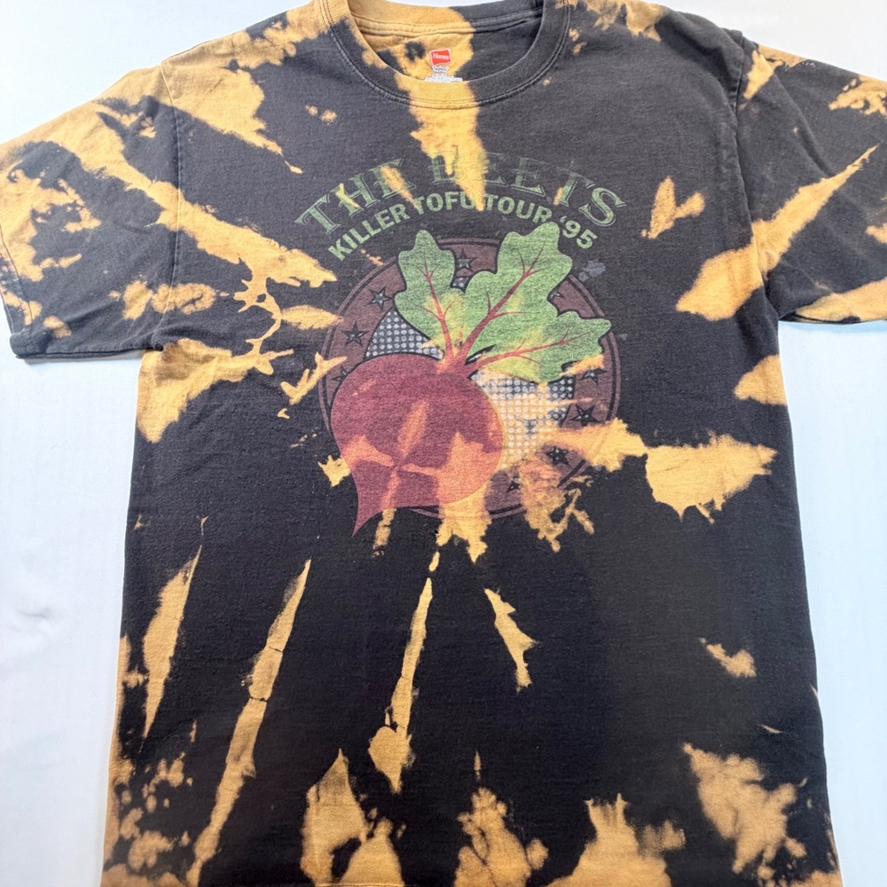 Doug Killer Tofu Tour 95 Bleach Dye Shirt Mens Medium Nickelodeon Grunge